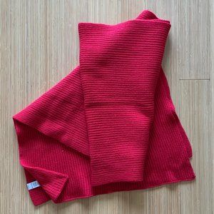 Athleta Wool Ribbed Knit Scarf